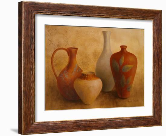 Decorative Vessel Still Life II-Lanie Loreth-Framed Art Print