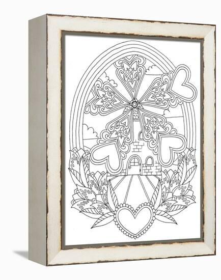 Decorative Windmill-Hello Angel-Framed Premier Image Canvas