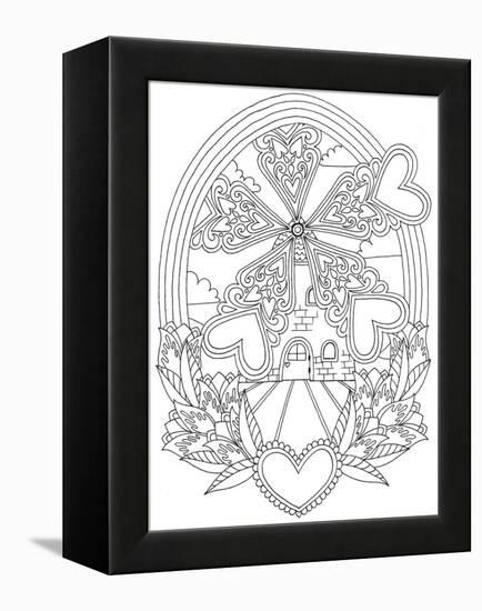 Decorative Windmill-Hello Angel-Framed Premier Image Canvas