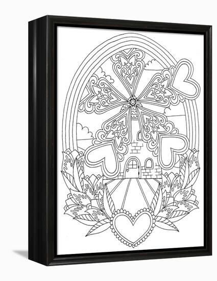 Decorative Windmill-Hello Angel-Framed Premier Image Canvas