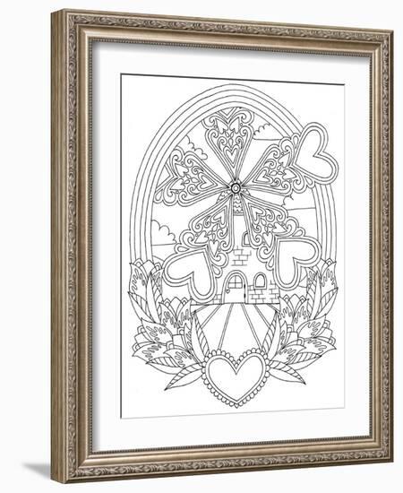 Decorative Windmill-Hello Angel-Framed Giclee Print