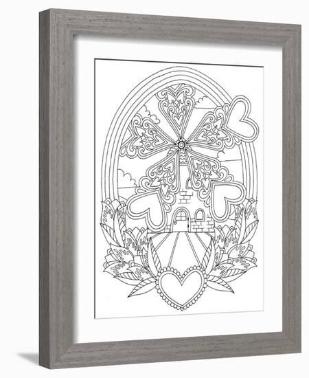 Decorative Windmill-Hello Angel-Framed Giclee Print