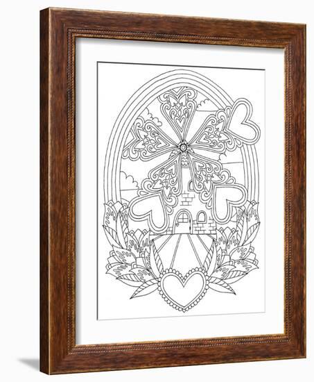 Decorative Windmill-Hello Angel-Framed Giclee Print