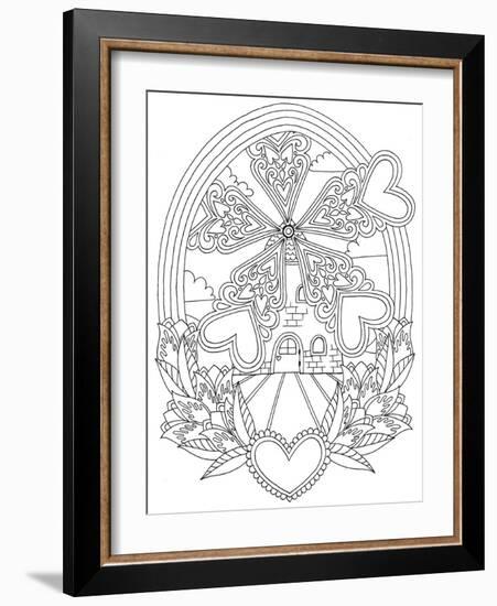 Decorative Windmill-Hello Angel-Framed Giclee Print