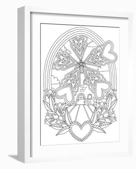 Decorative Windmill-Hello Angel-Framed Giclee Print