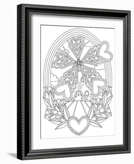 Decorative Windmill-Hello Angel-Framed Giclee Print