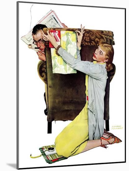 "Decorator", March 30,1940-Norman Rockwell-Mounted Giclee Print