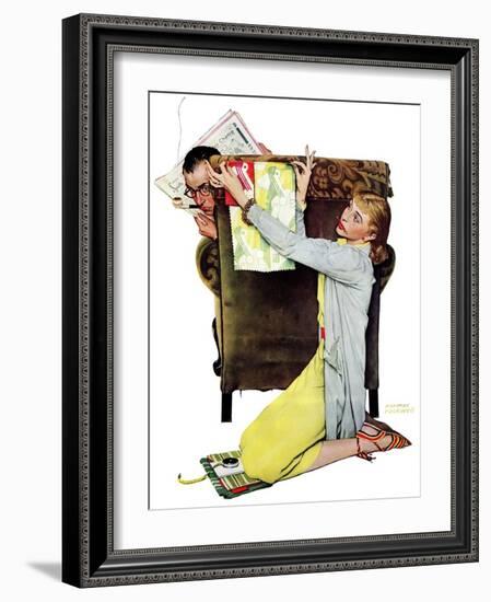 "Decorator", March 30,1940-Norman Rockwell-Framed Premium Giclee Print