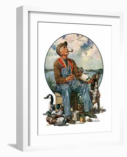 "Decoys,"October 5, 1929-J.F. Kernan-Framed Giclee Print