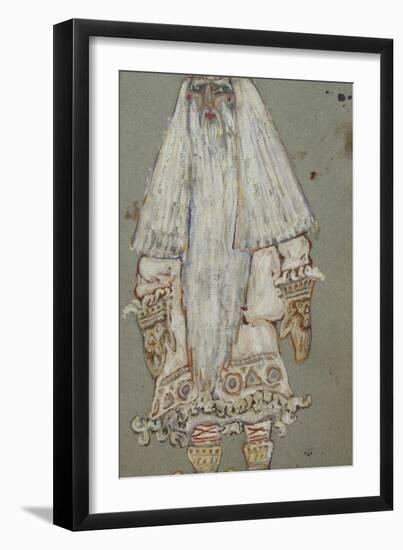 Ded Moroz. Costume Design for the Theatre Play Snow Maiden by A. Ostrovsky, 1912-Nicholas Roerich-Framed Giclee Print