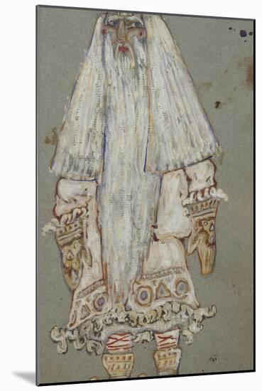 Ded Moroz. Costume Design for the Theatre Play Snow Maiden by A. Ostrovsky, 1912-Nicholas Roerich-Mounted Giclee Print