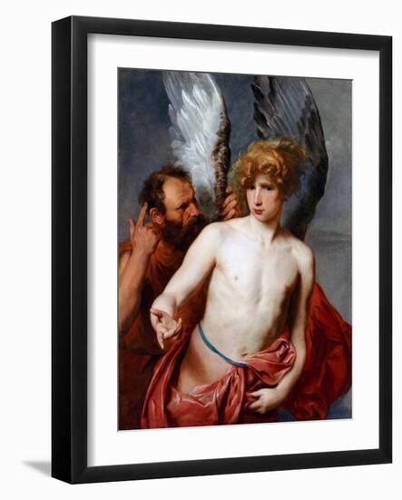 Dedale Et Icare  Peinture De Sir Anthony Van Dyck (1599-1641) 1615-1620 Musee Des Beaux-Arts De L'-Anthony Van Dyck-Framed Giclee Print