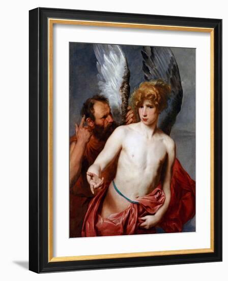 Dedale Et Icare  Peinture De Sir Anthony Van Dyck (1599-1641) 1615-1620 Musee Des Beaux-Arts De L'-Anthony Van Dyck-Framed Giclee Print