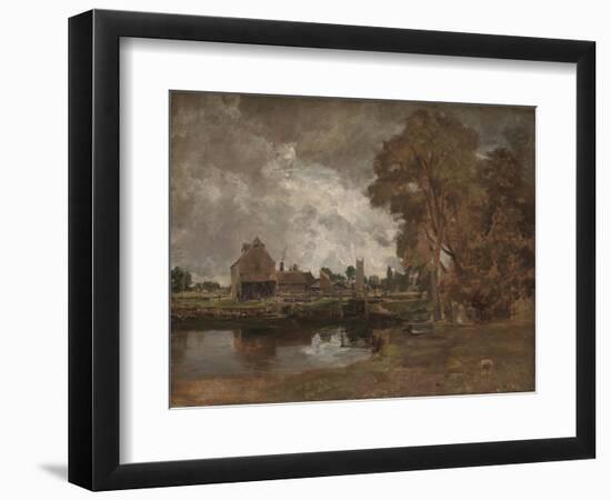 Dedham Lock and Mill-John Constable-Framed Giclee Print