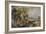 Dedham Lock, C.1819 (Oil on Paper Laid on Canvas)-John Constable-Framed Giclee Print