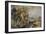 Dedham Lock, C.1819 (Oil on Paper Laid on Canvas)-John Constable-Framed Giclee Print