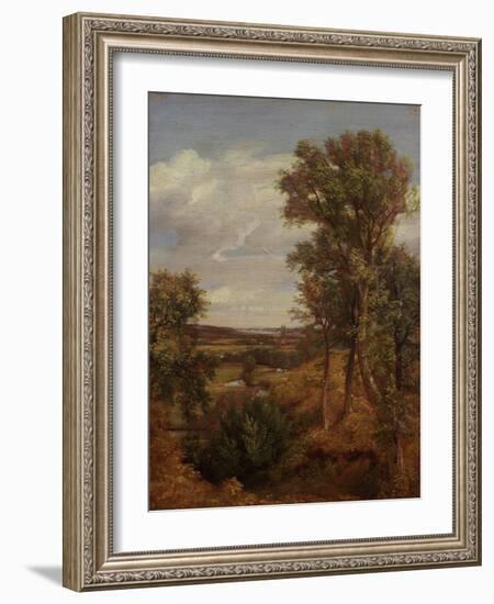 Dedham Vale, 1802-John Constable-Framed Giclee Print