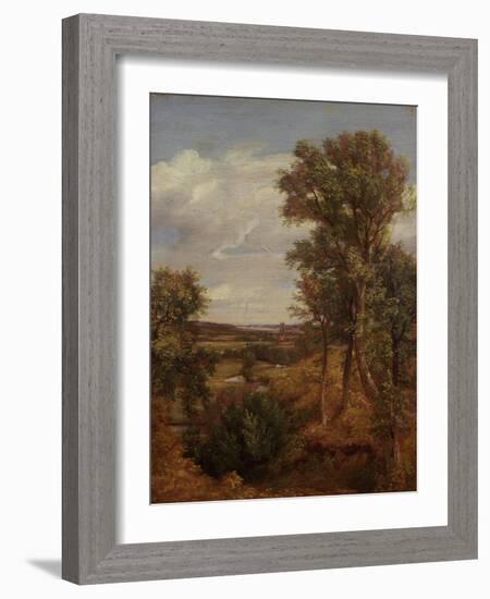 Dedham Vale, 1802-John Constable-Framed Giclee Print