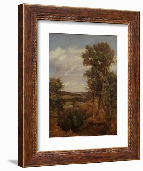 Dedham Vale, 1802-John Constable-Framed Giclee Print