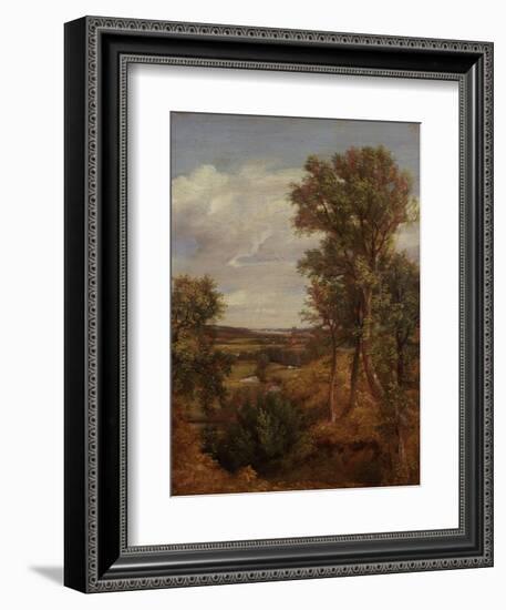 Dedham Vale, 1802-John Constable-Framed Giclee Print