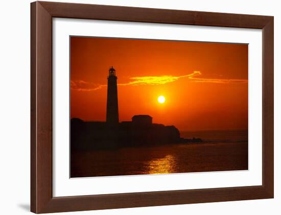 Dedication: Lighthouse-null-Framed Art Print