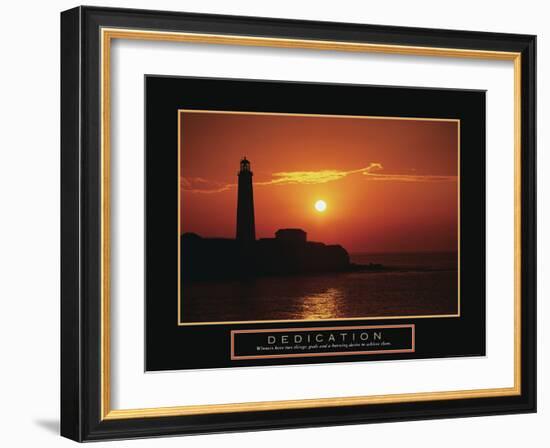 Dedication - Lighthouse-Unknown Unknown-Framed Photo