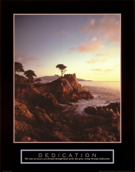 Dedication: Lone Cypress-null-Lamina Framed Art Print