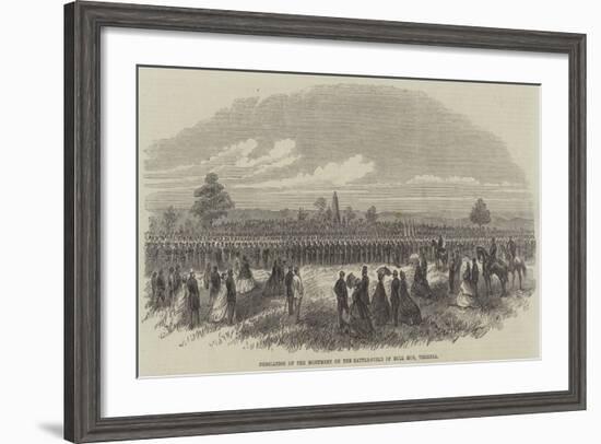 Dedication of the Monument on the Battle-Field of Bull Run, Virginia-null-Framed Giclee Print