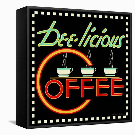 Dee-licious Coffee-Kate Ward Thacker-Framed Premier Image Canvas