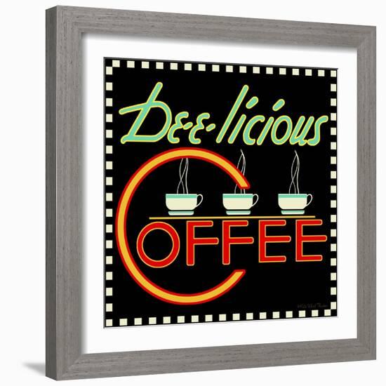 Dee-licious Coffee-Kate Ward Thacker-Framed Giclee Print