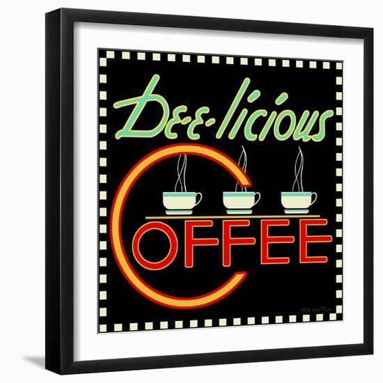 Dee-licious Coffee-Kate Ward Thacker-Framed Giclee Print