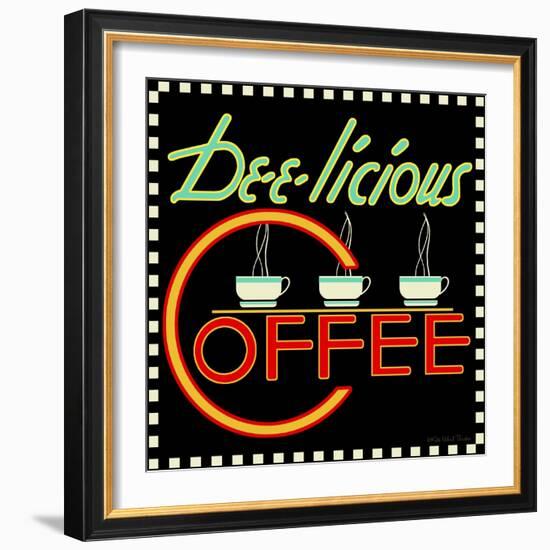 Dee-licious Coffee-Kate Ward Thacker-Framed Giclee Print