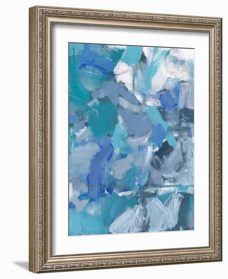 Deep Blue Hue I-Christina Long-Framed Art Print