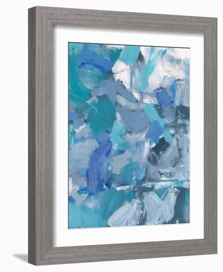 Deep Blue Hue I-Christina Long-Framed Art Print