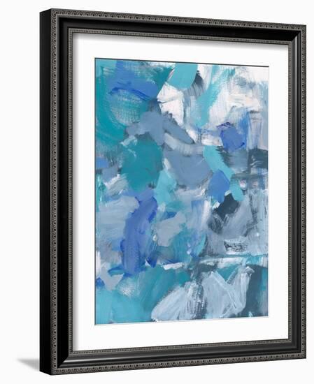 Deep Blue Hue I-Christina Long-Framed Art Print