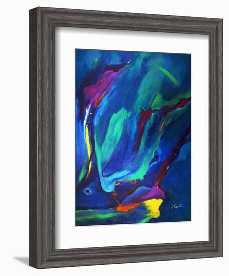 Deep Blue Thoughts-Ruth Palmer-Framed Art Print