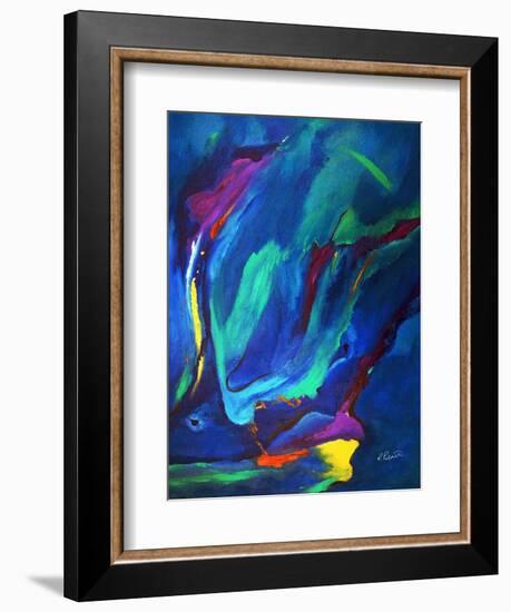 Deep Blue Thoughts-Ruth Palmer-Framed Art Print