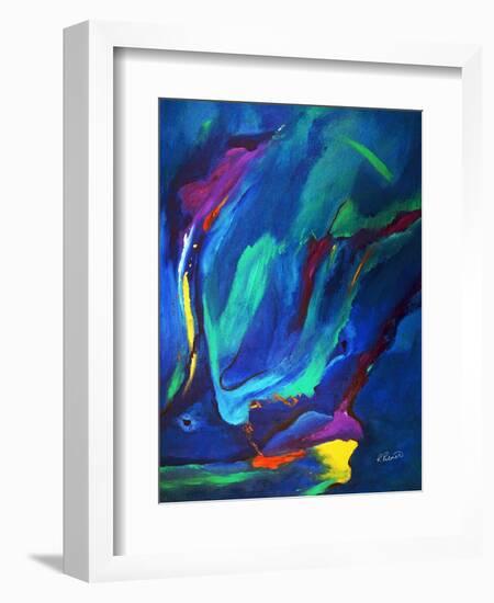 Deep Blue Thoughts-Ruth Palmer-Framed Art Print