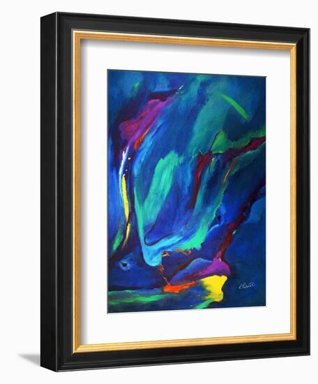 Deep Blue Thoughts-Ruth Palmer-Framed Art Print