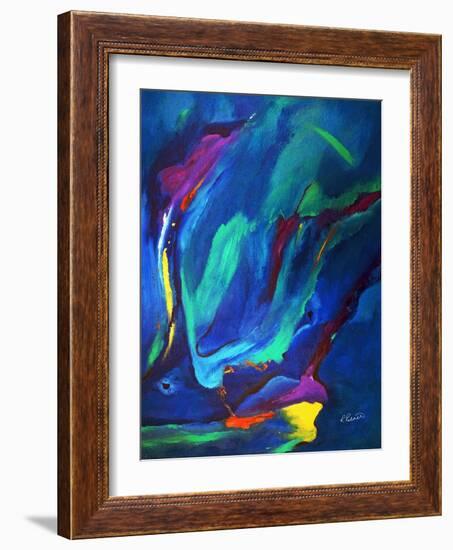 Deep Blue Thoughts-Ruth Palmer-Framed Art Print