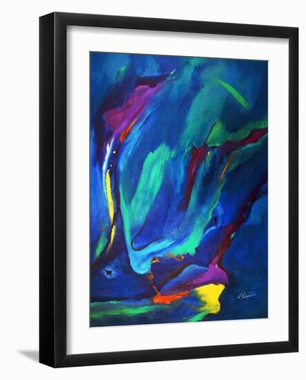 Deep Blue Thoughts-Ruth Palmer-Framed Art Print