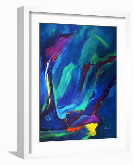 Deep Blue Thoughts-Ruth Palmer-Framed Art Print