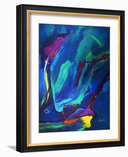 Deep Blue Thoughts-Ruth Palmer-Framed Art Print