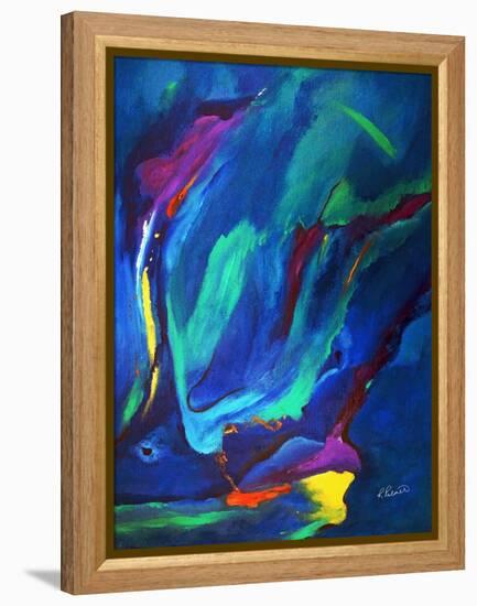 Deep Blue Thoughts-Ruth Palmer-Framed Stretched Canvas