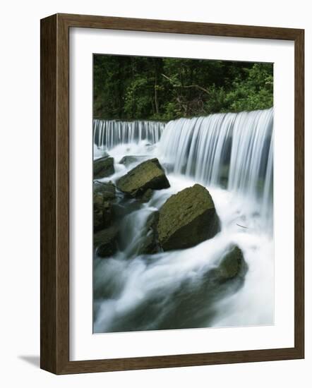 Deep Creek Falls, Kansas, USA-Charles Gurche-Framed Photographic Print