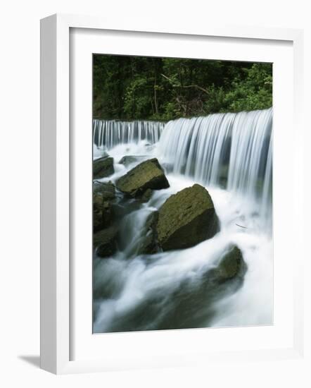 Deep Creek Falls, Kansas, USA-Charles Gurche-Framed Photographic Print