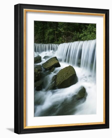 Deep Creek Falls, Kansas, USA-Charles Gurche-Framed Photographic Print