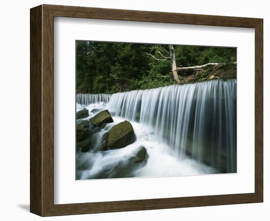 Deep Creek Falls, Kansas, USA-Charles Gurche-Framed Photographic Print