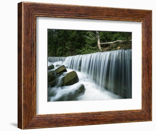 Deep Creek Falls, Kansas, USA-Charles Gurche-Framed Photographic Print