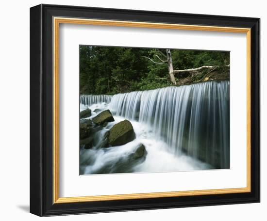 Deep Creek Falls, Kansas, USA-Charles Gurche-Framed Photographic Print